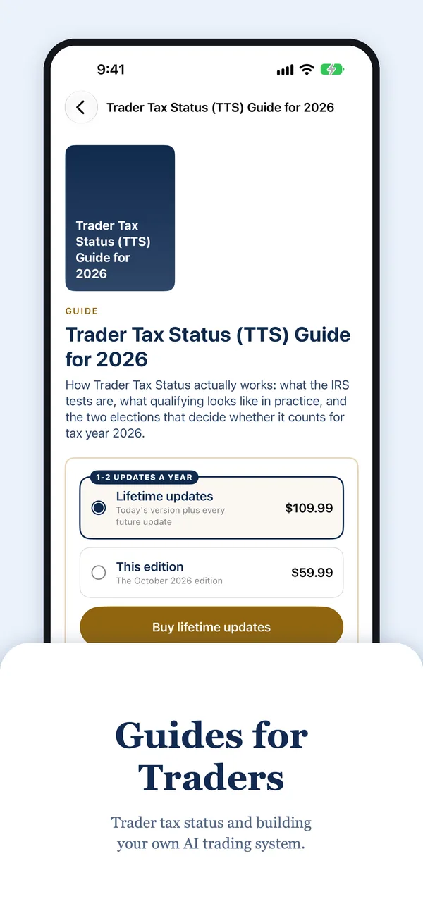 Guides for traders